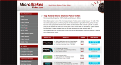 Desktop Screenshot of microstakespoker.com